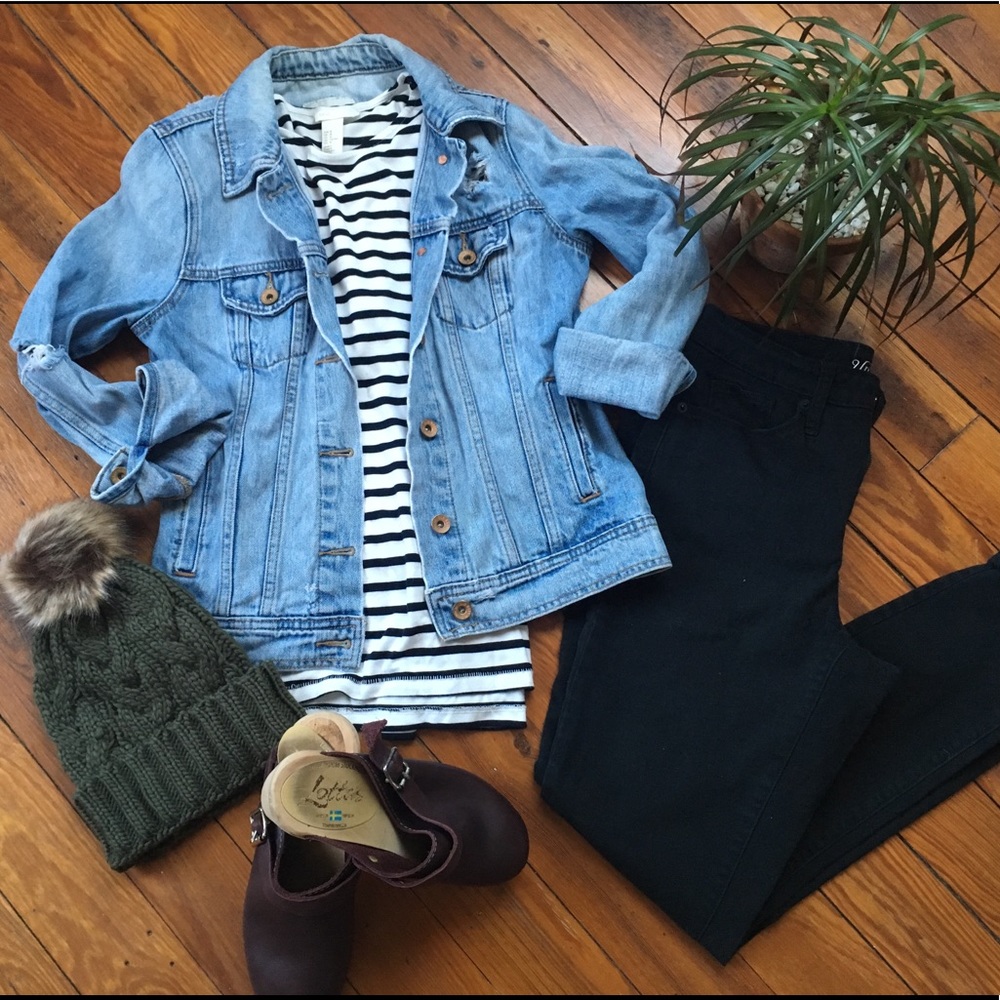 Perfectly distressed denim jacket